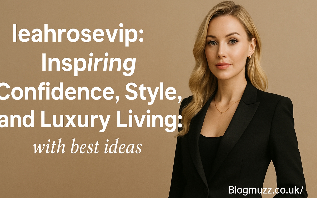 leahrosevip: Inspiring Confidence, Style, and Luxury Living