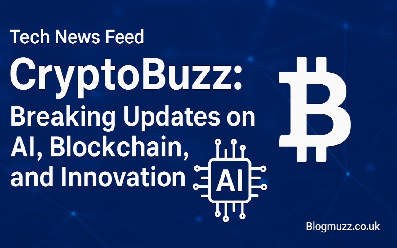 Tech News FeedCryptoBuzz: Breaking Updates on AI, Blockchain, and Innovation